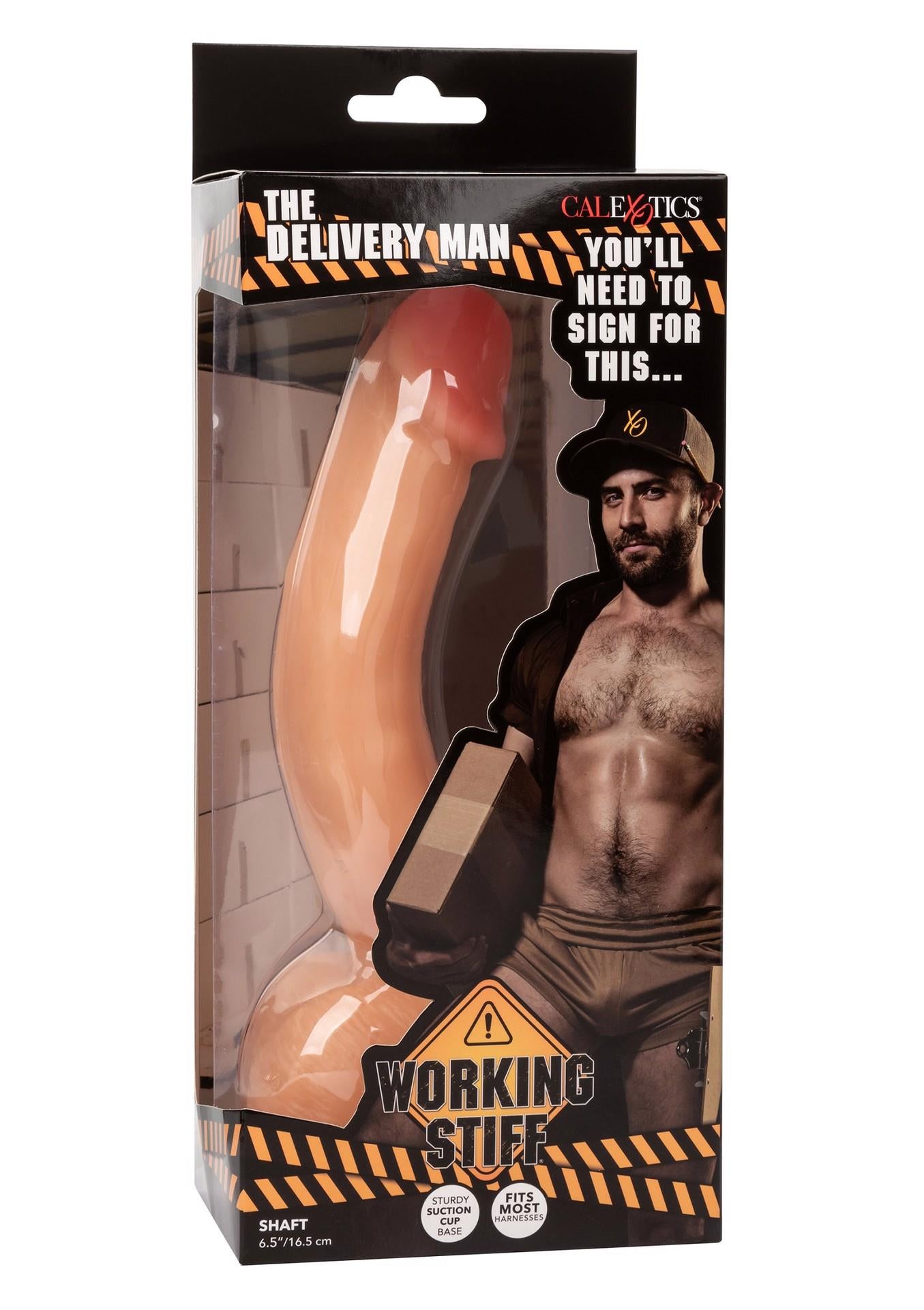 Dildo realist Working Stiff The Delivery Man, cu ten deschis la culoare