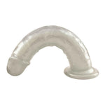 Dildo realist cu perle, 20 cm, cu ventuză