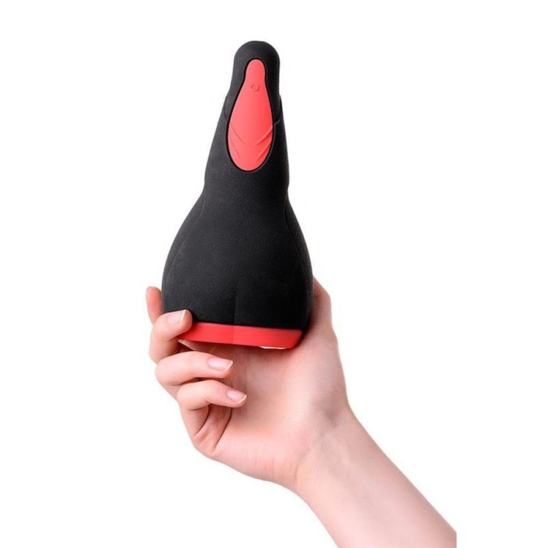 Masturbator Erotist Eruption din silicon, negru, 18,5 cm