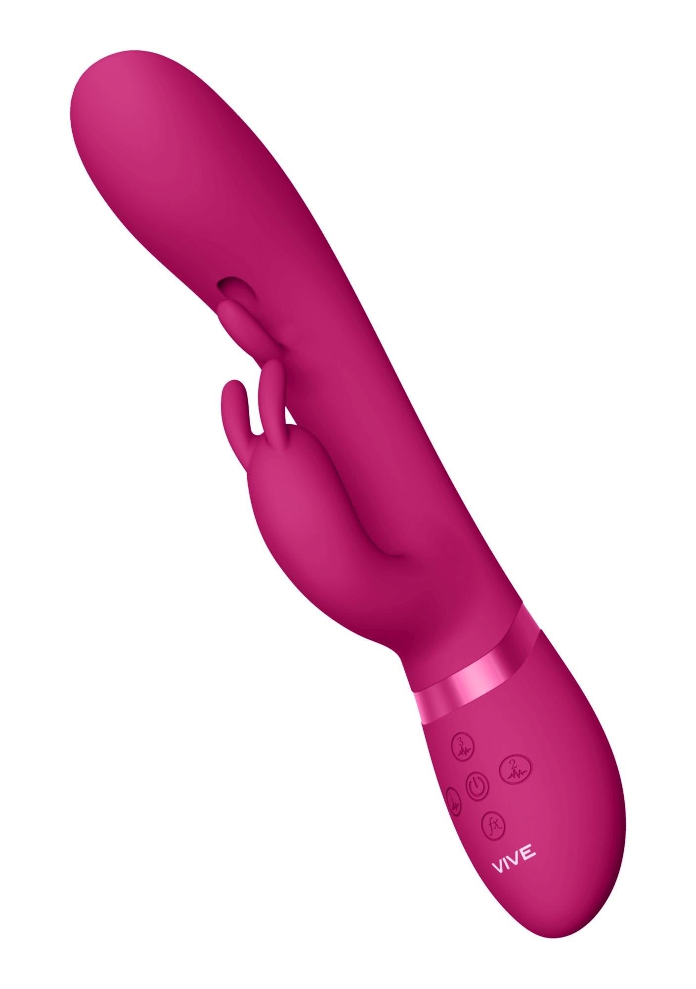 Vibrator Vive Tama Bunny roz USB 27,6 cm