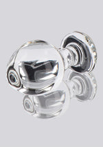 Dop anal din sticlă ToyJoy Brilliant Star, transparent, 9 cm