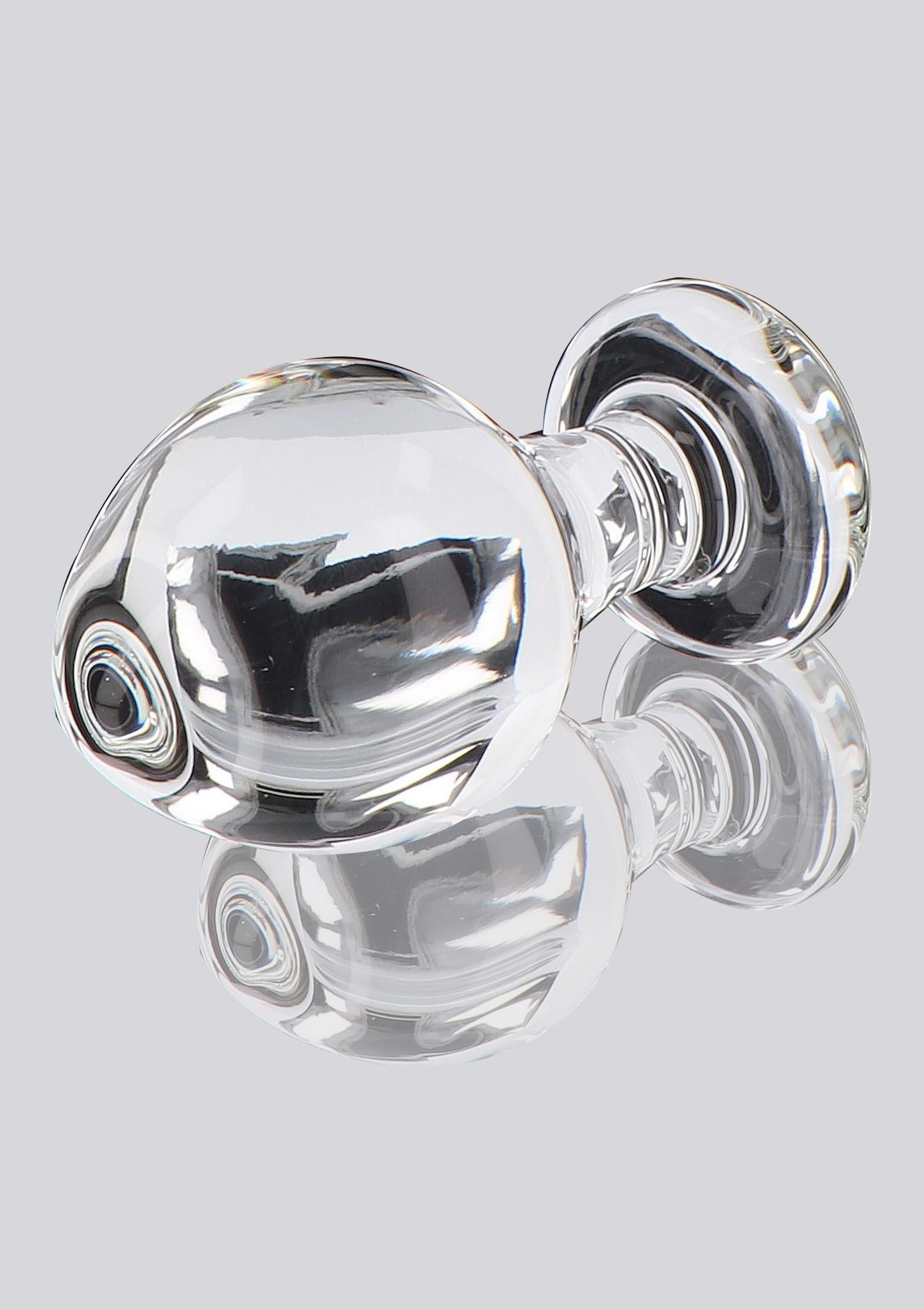 Dop anal din sticlă ToyJoy Brilliant Star, transparent, 9 cm