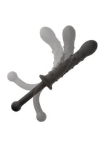 Sondă flexibilă cu bile din silicon Calexotics, neagră, 25,5 cm