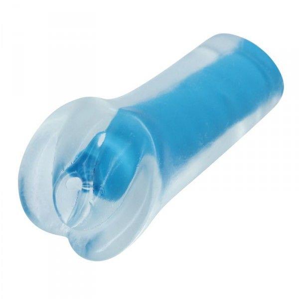Masturbator pentru vagin albastru Timeless din TPE Toyz4lovers 11,5 cm