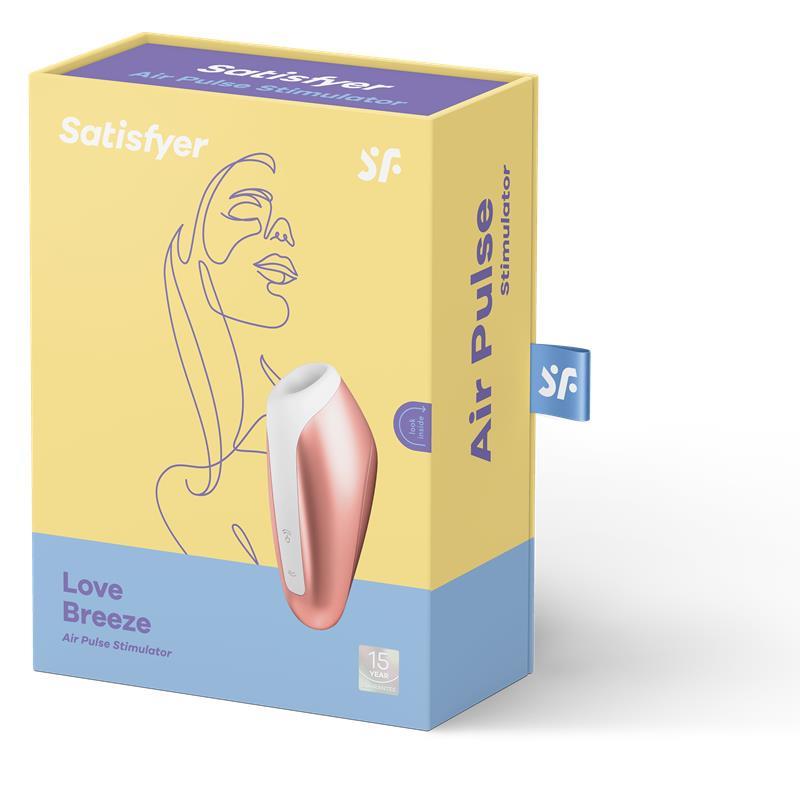 Stimulator de ventoză USB Satisfyer Love Breeze din cupru