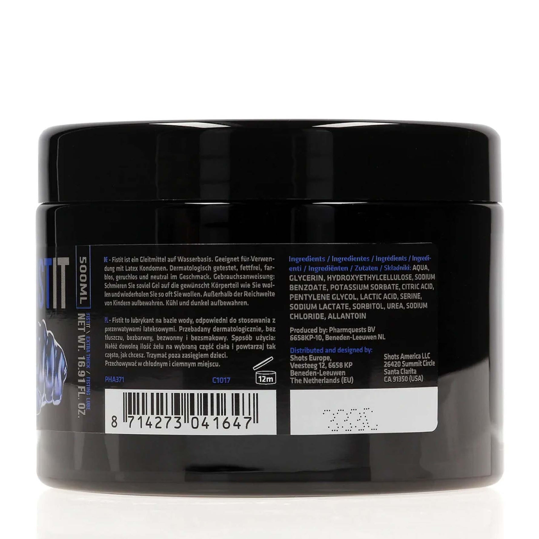 Lubrifiant extra gros Fist It 500 ml
