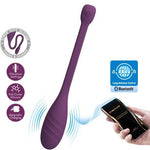 Vibrator portabil Leviathan cu aplicație Pretty Love controlată, violet