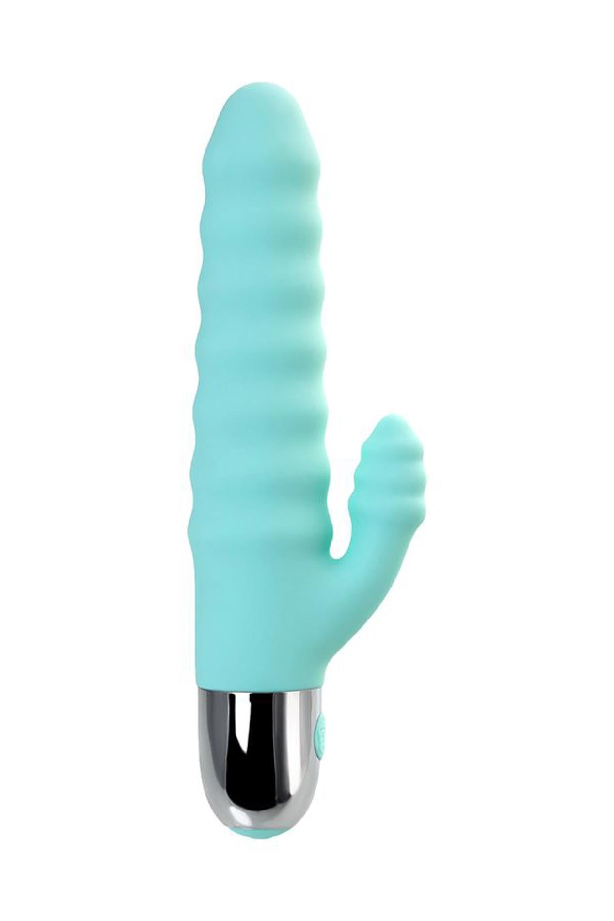 Vibrator Relief Flovetta Flax Silicon Mentă 17,5 cm