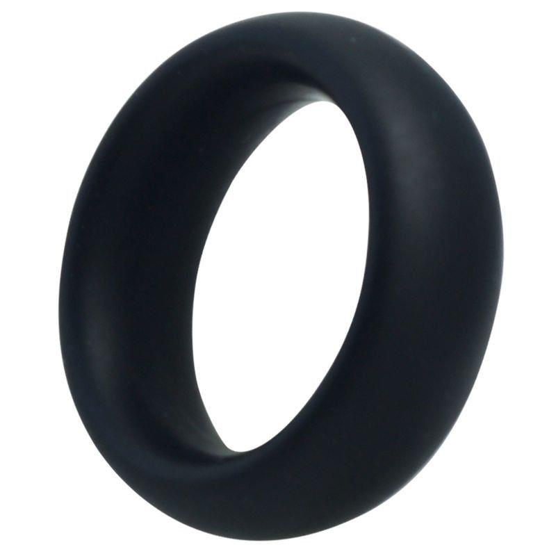 Inel pentru penis din silicon Timeless Toyz4lovers, negru, mărime S