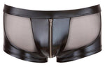 Pantaloni Svenjoy Powernet wetlook pentru bărbați cu fermoar, mărimea XL