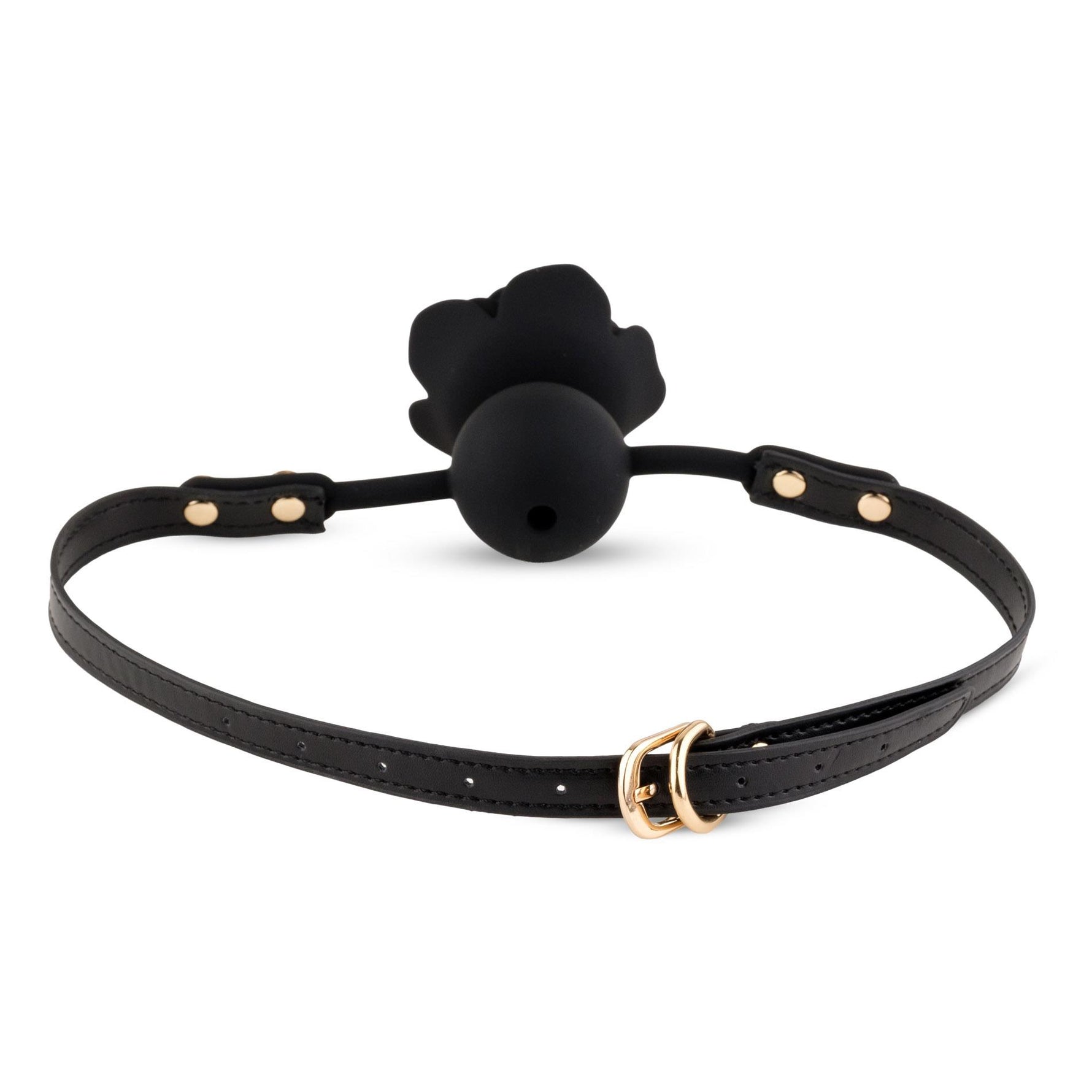 Băutură de siguranță din silicon Black Rose cu trandafir și canal 4,2 cm