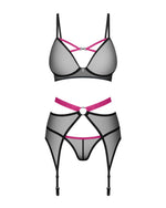 Set Obsessive Novenes Black Mesh XL/2XL