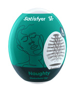 Masturbator Satisfyer Egg EGGCITED Hidroactiv Verde Închis Alb