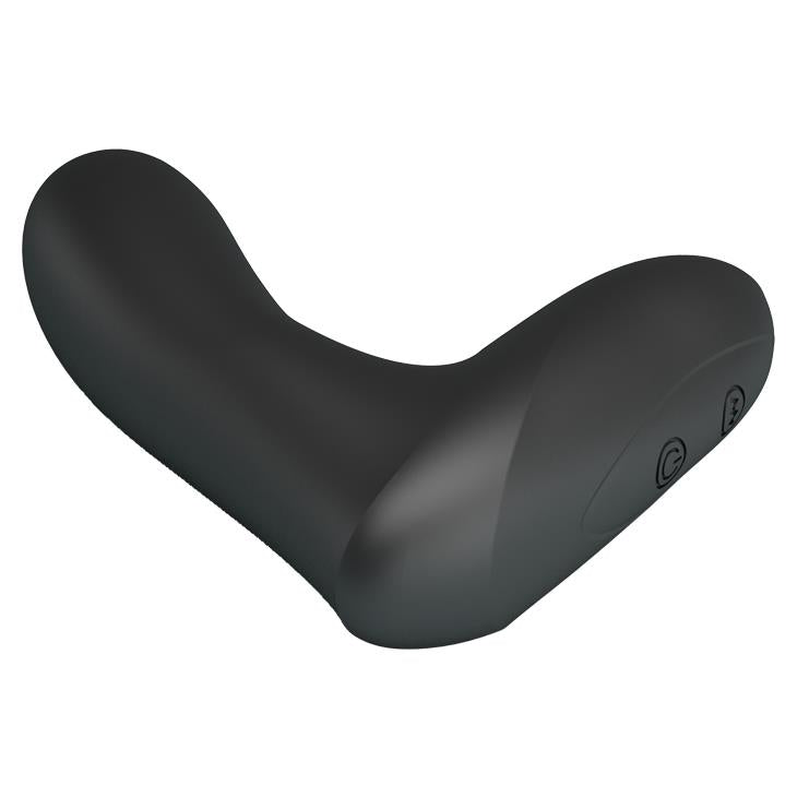 Vibrator anal Pretty Love Archenemy cu 12 pulsații, silicon, USB, negru