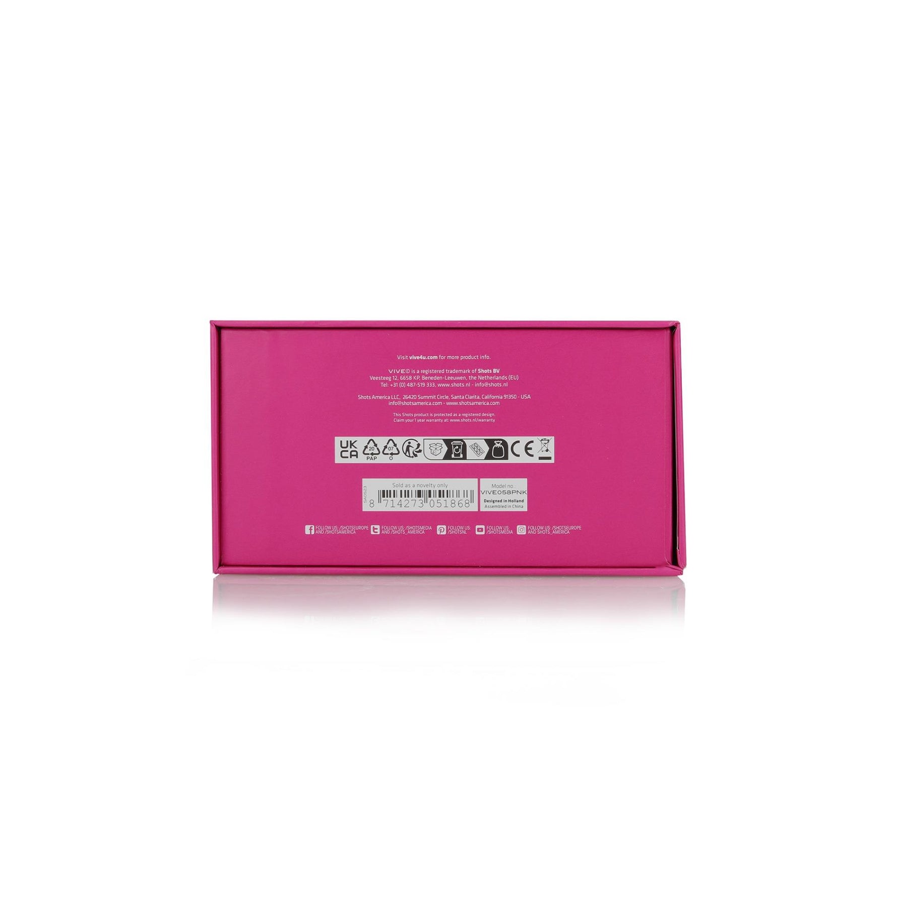 Vibrator USB pentru punct G Vive Riko roz