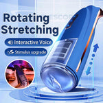 Masturbator masculin Lovesecret Premium Pro 2, 33 cm, rotativ, USB, impermeabil