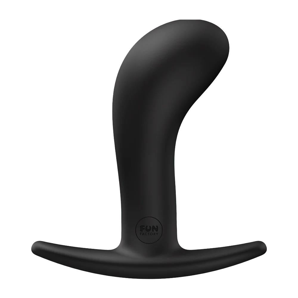Dop anal din silicon Fun Factory Bootie M, negru, 9,3 cm