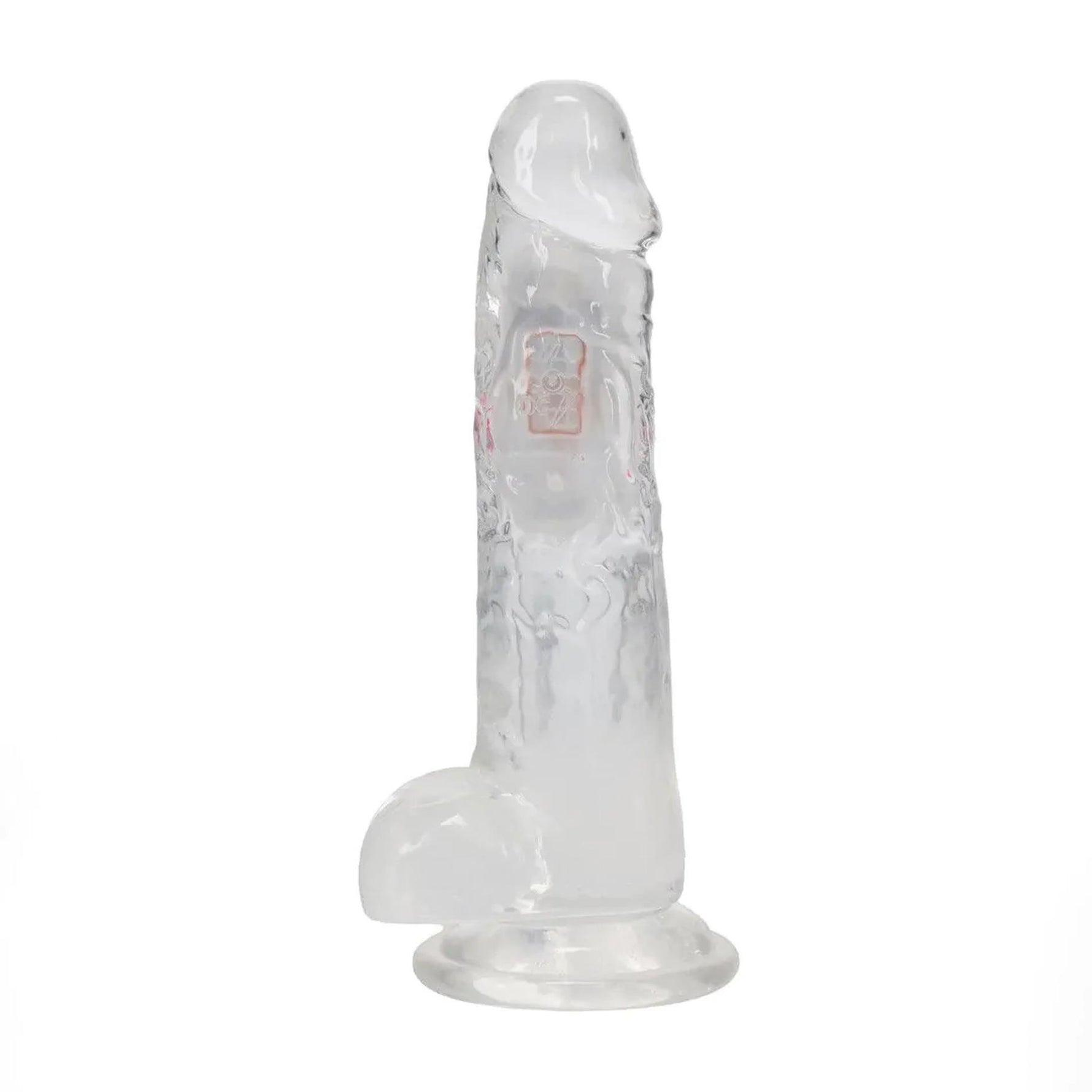 Vibrator realist RealRock transparent 22,5 cm