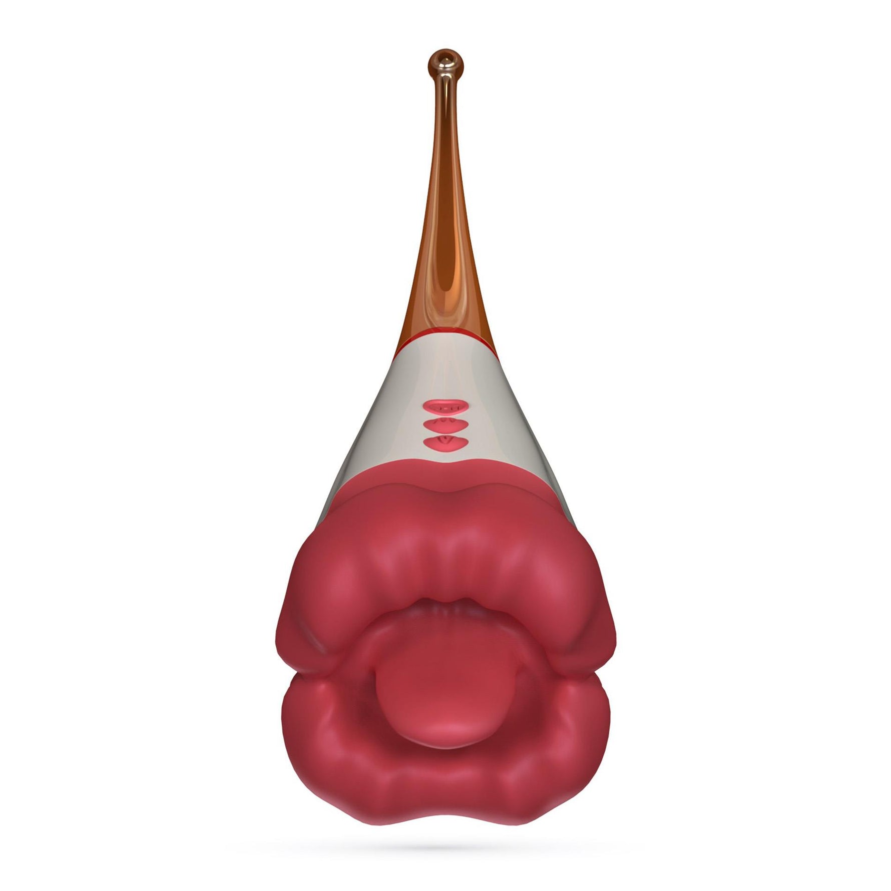 Stimulator dublu din silicon Crushious Jagger 19,5 cm