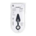Dop anal Levelz M din silicon, negru, 12 cm