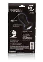 Dop anal vibrant Calexotics Petite Crystal Probe, negru, 9,5 cm