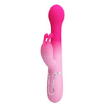 Vibrator Pretty Love Dejon din silicon pentru iepure, 7 vibrații