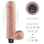 Dildo vibrant realist cu USB Lovetoy Real Softee 23 cm Flesh
