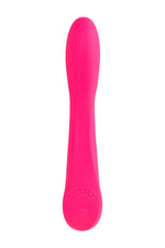 Vibrator JOS Twig pentru punctul G, silicon, roz, USB, 20,5 cm