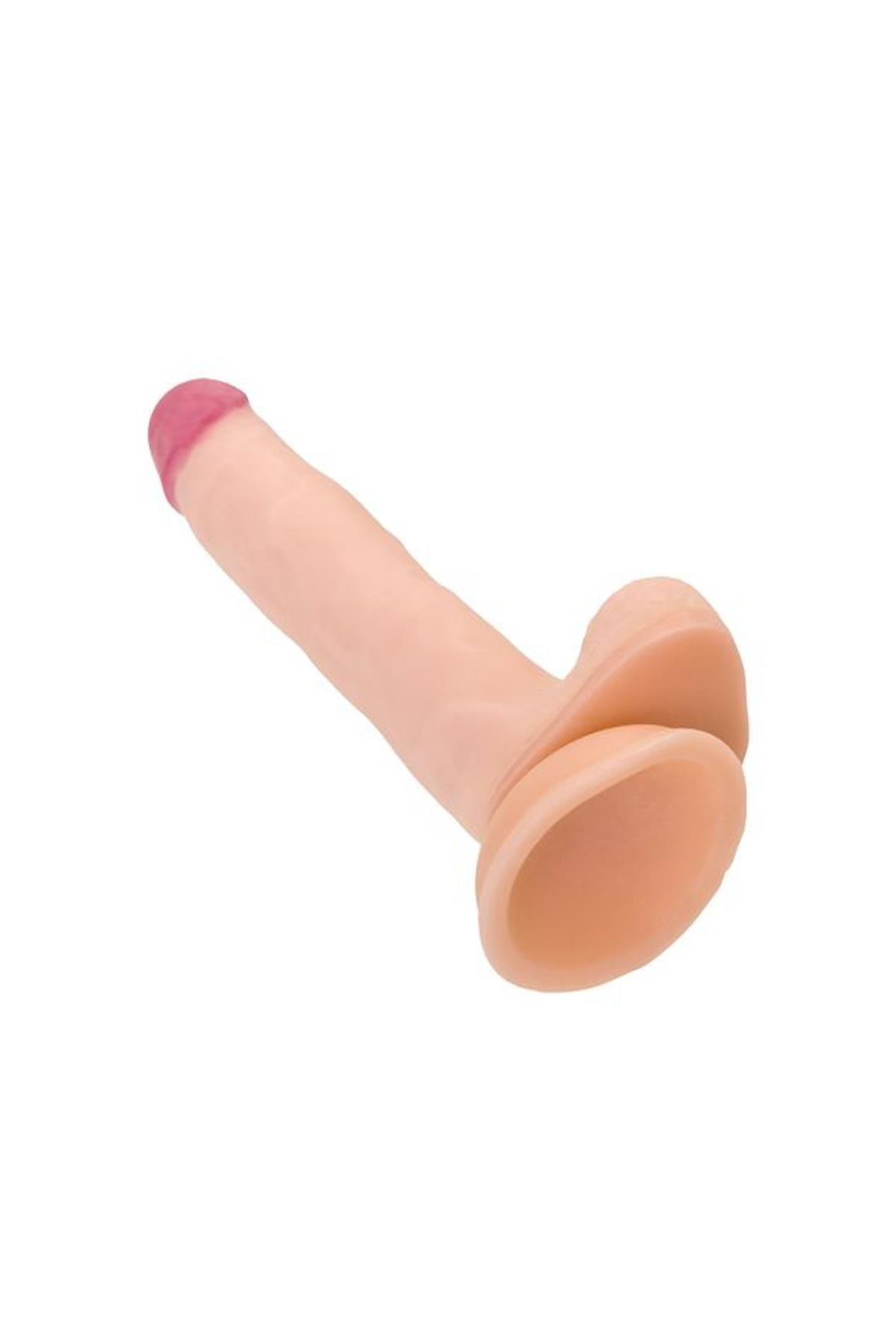 Dildo realist cu ventuză A Toys TOYFA Minc TPE 21 cm