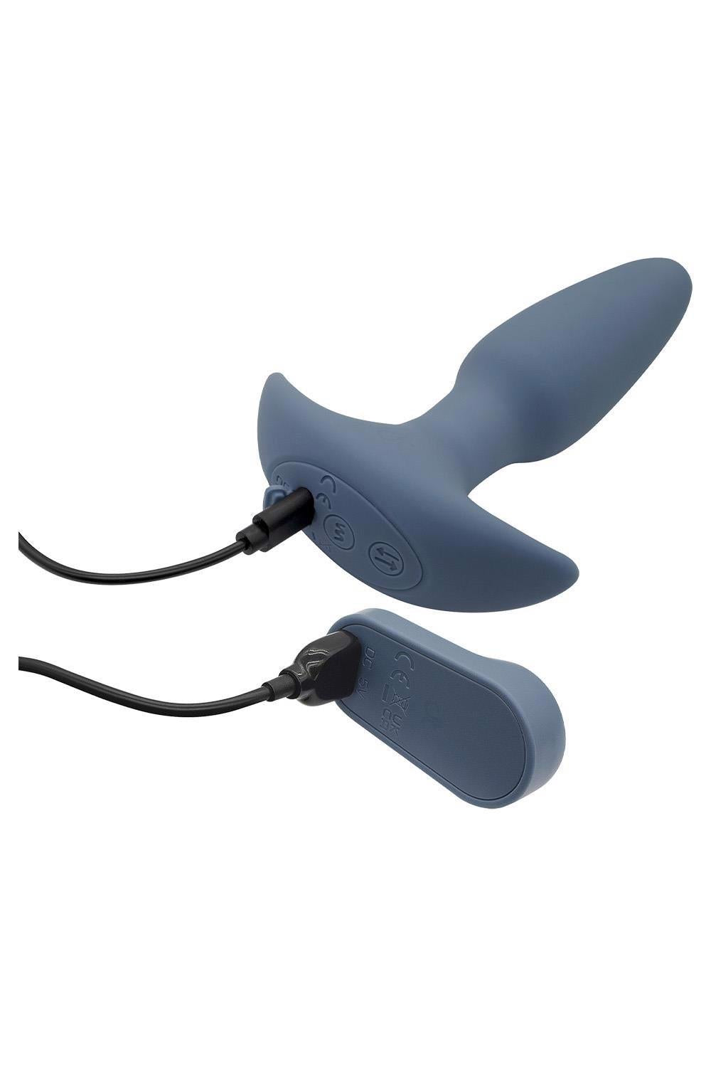 Vibrator anal Pulz Phoebe cu mișcare în sus și în jos și telecomandă