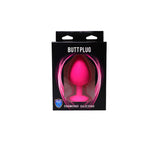 Plug anal din silicon roz cu cristale albe Fantasy Mic 7 cm