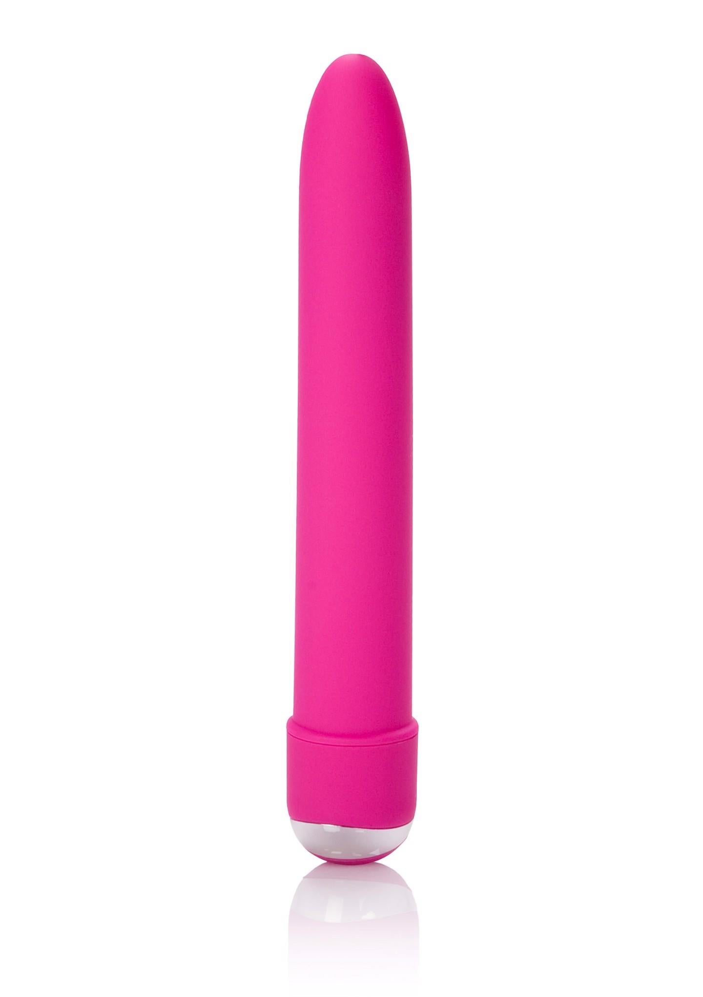 Vibrator Calexotics Chic Classic cu 7 funcții, roz, 15 cm