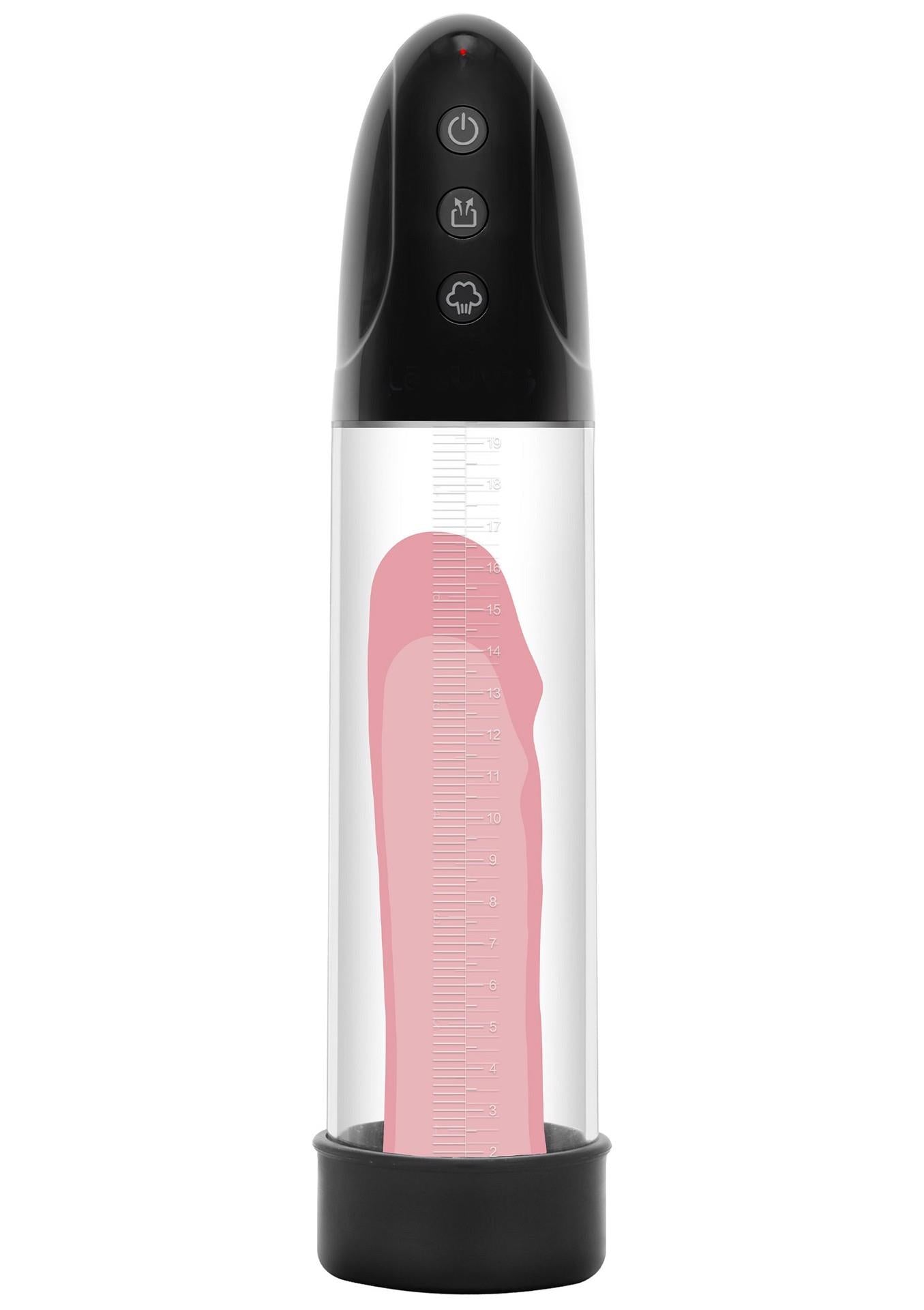 Pompă automată pentru penis Hidden Desire FUSION X, neagră