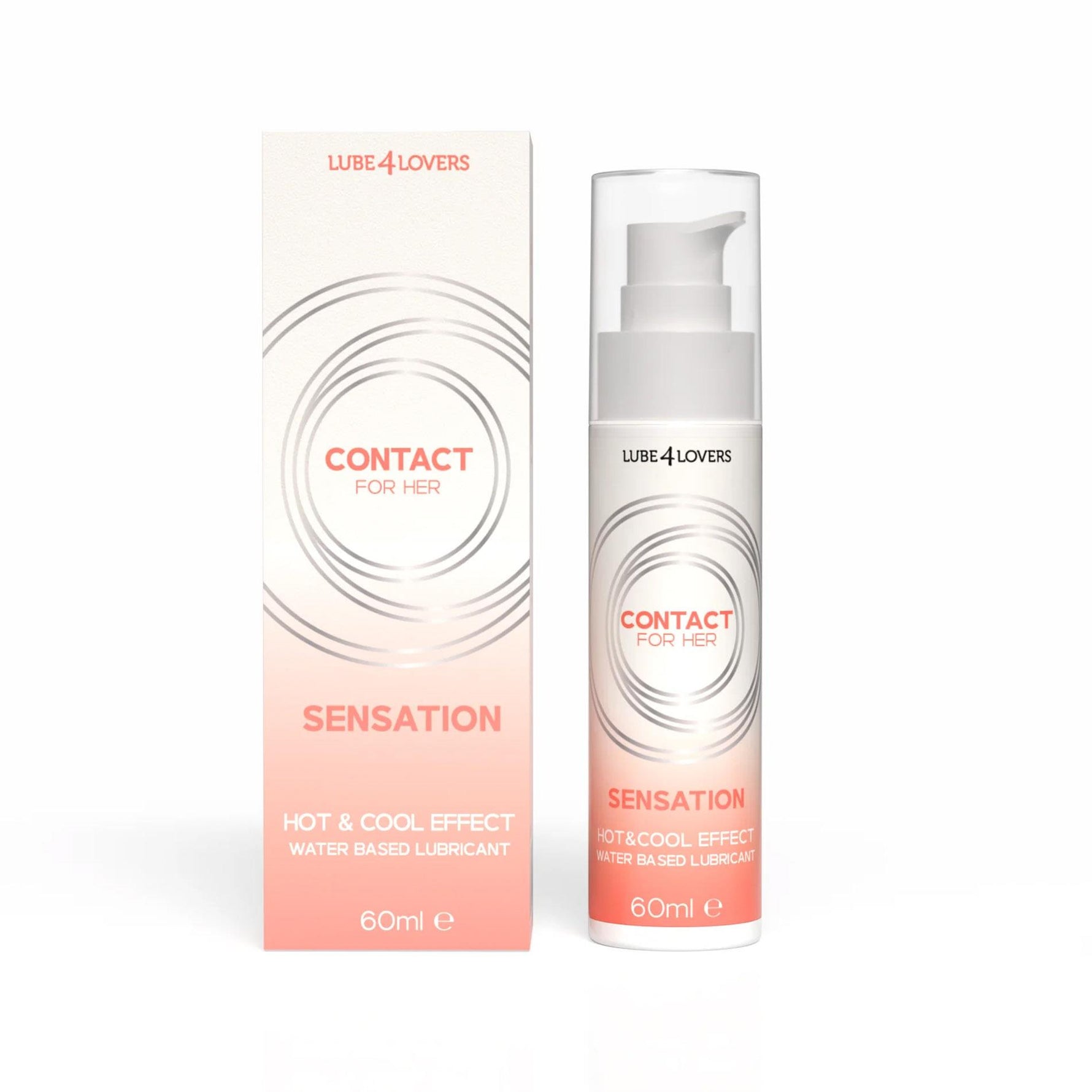 Lubrifiant vaginal Sensation cald și rece 60 ml Lube4lovers