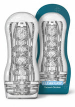Masturbator cu vid ToyJoy Hero Transparent 18 cm