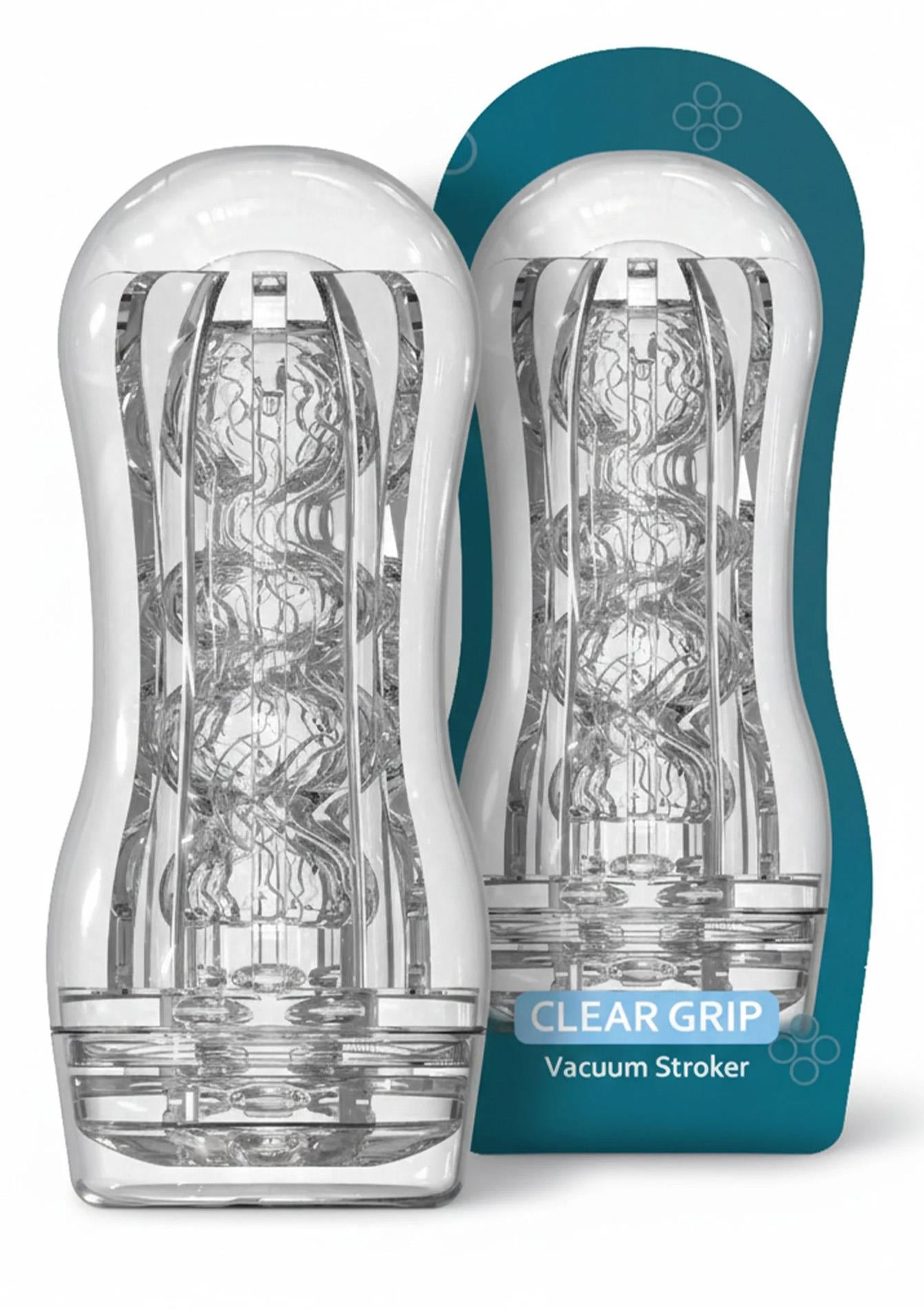Masturbator cu vid ToyJoy Hero Transparent 18 cm