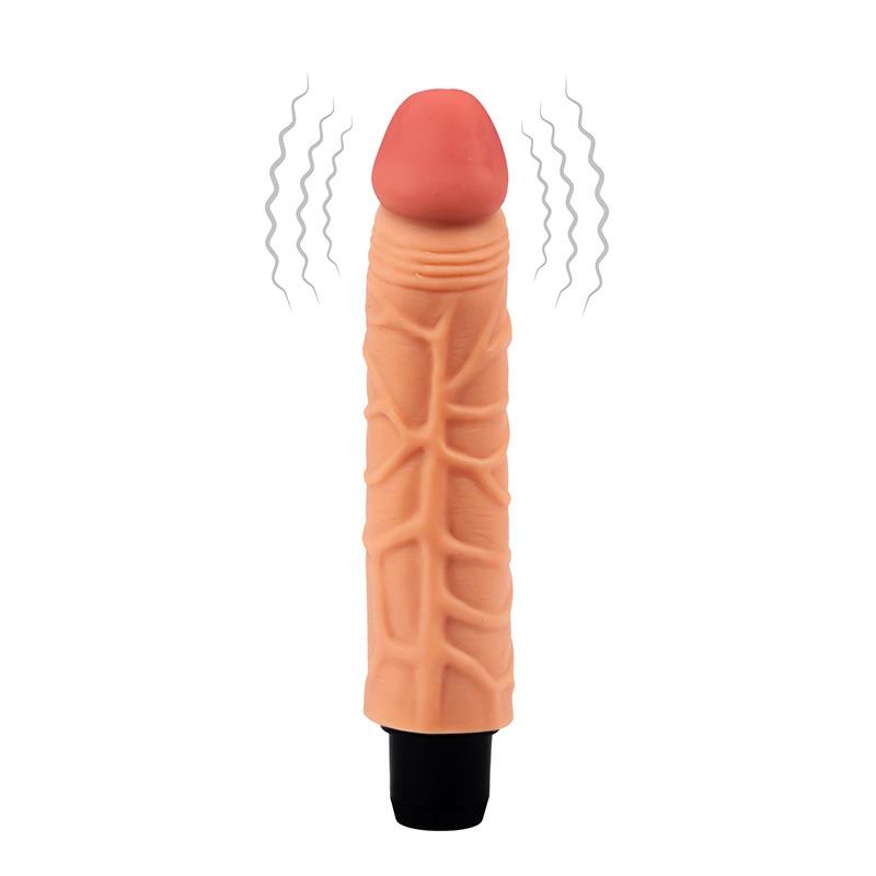 Vibrator moale The Real Deal Fantasy TPE 19 cm AAA