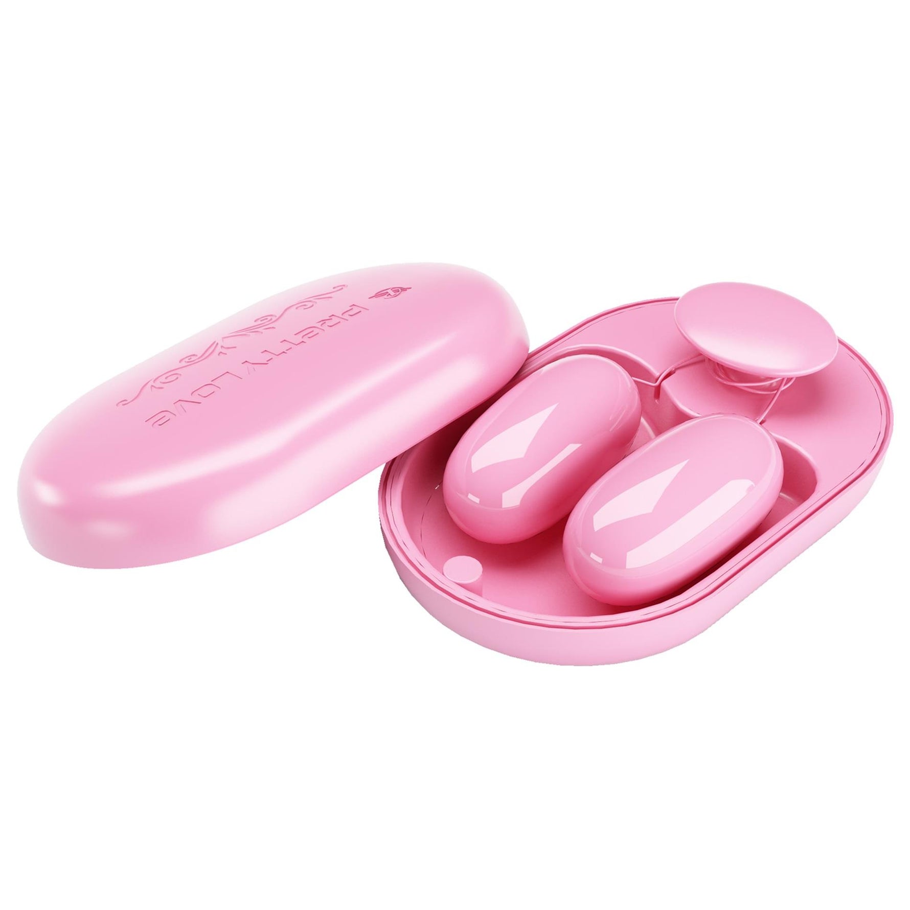 Mini vibrator Pretty Love Fun Box roz cu 12 funcții