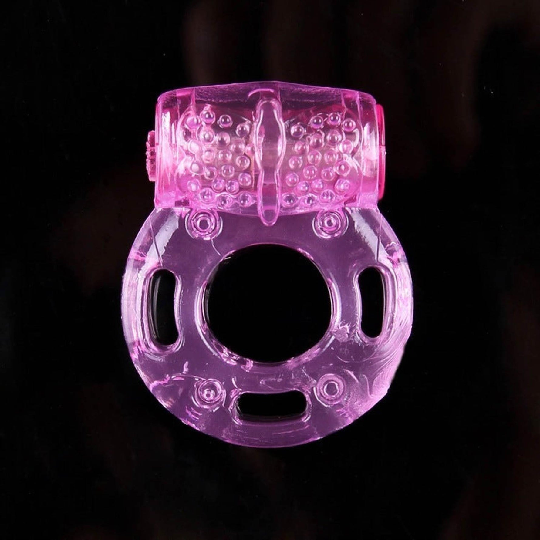 Inel vibrant pentru penis Lovesecret Sensual, roz, TPE