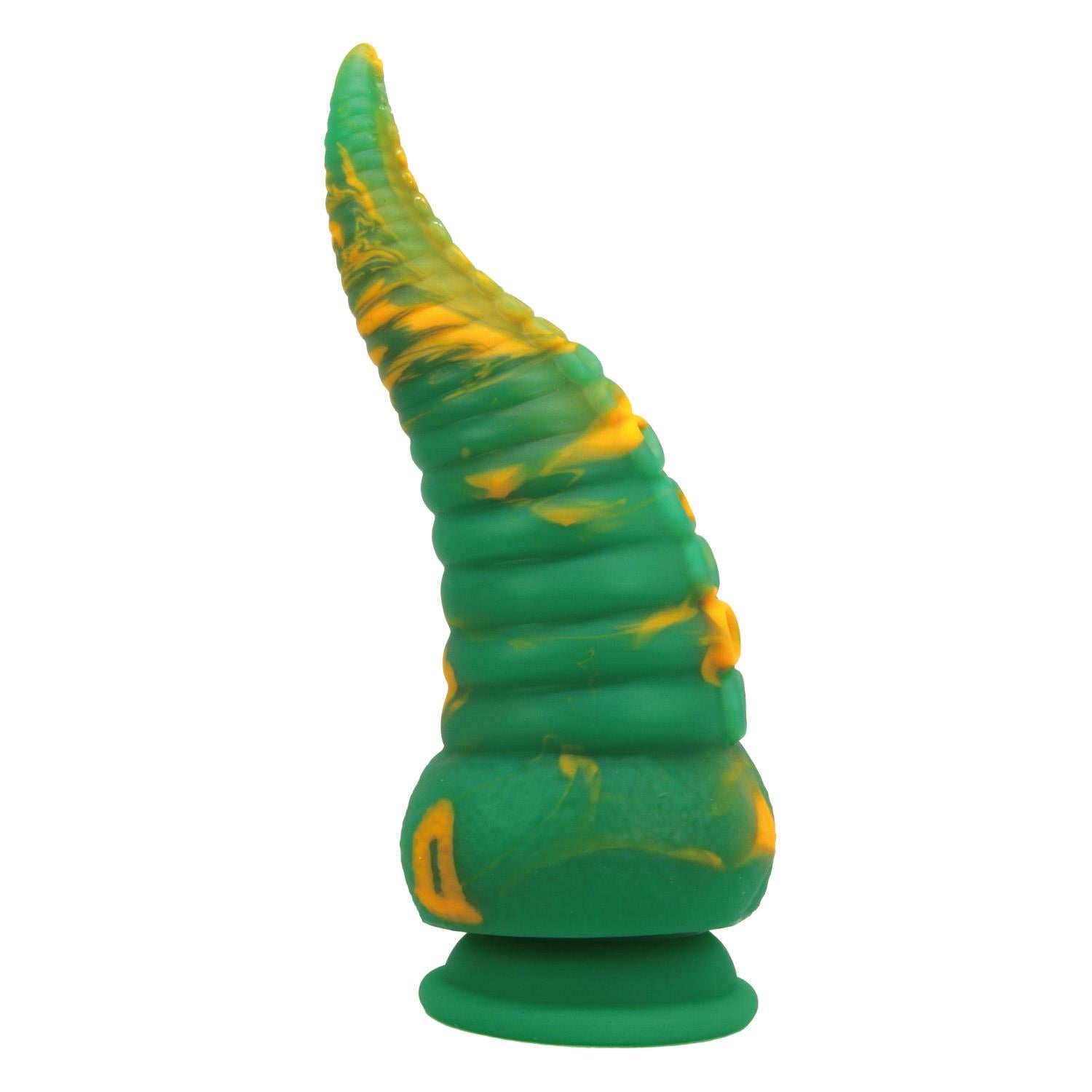 Dildo din silicon Abyssal Colossus Power Monsters cu caneluri 22,5 cm