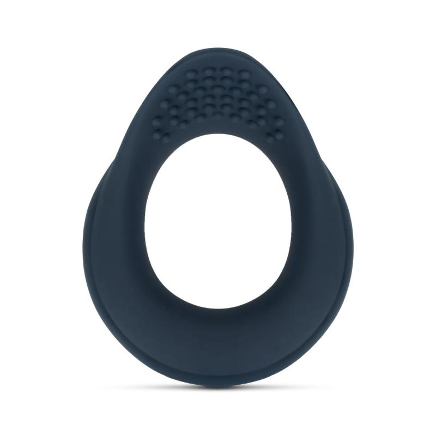 Inel vibrant Boners cu stimulare perineală, albastru, USB