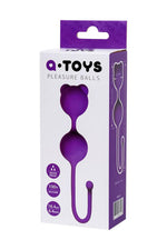 Bile vaginale din silicon A-Toys Meeko violet