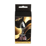 Plug anal argintiu-roz MyLove Toys 7 cm