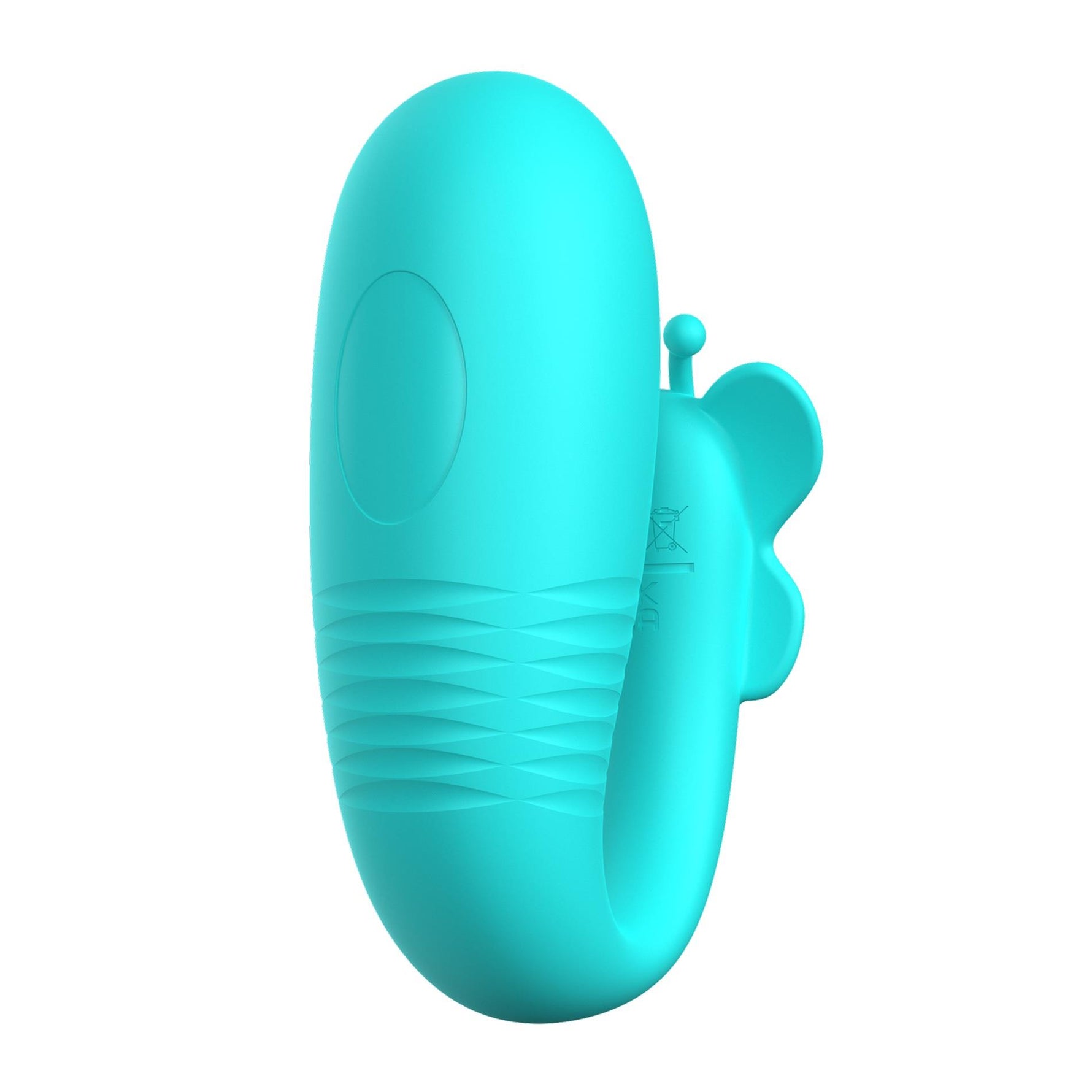 Vibrator Pretty Love Remi din silicon cu formă de ou glisant și aplicație