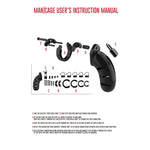 Cușcă de castitate ManCage Neagră 11,5 cm