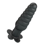 Dop anal vibrant din silicon negru Pretty Love Imron
