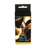 Bijuterii anale din oțel MyLove Toys cu diamant, albastru deschis, 7 cm