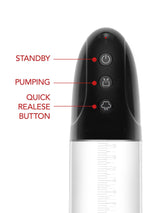 Pompă automată pentru penis Hidden Desire FUSION X, neagră
