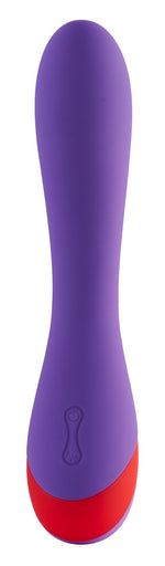 Vibrator USB din silicon cu două tonuri Dream Toys 19 cm