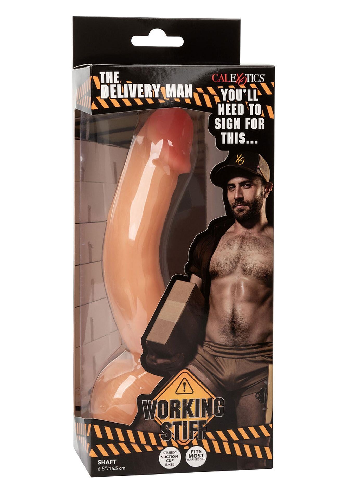 Dildo realist Working Stiff The Delivery Man, cu ten deschis la culoare